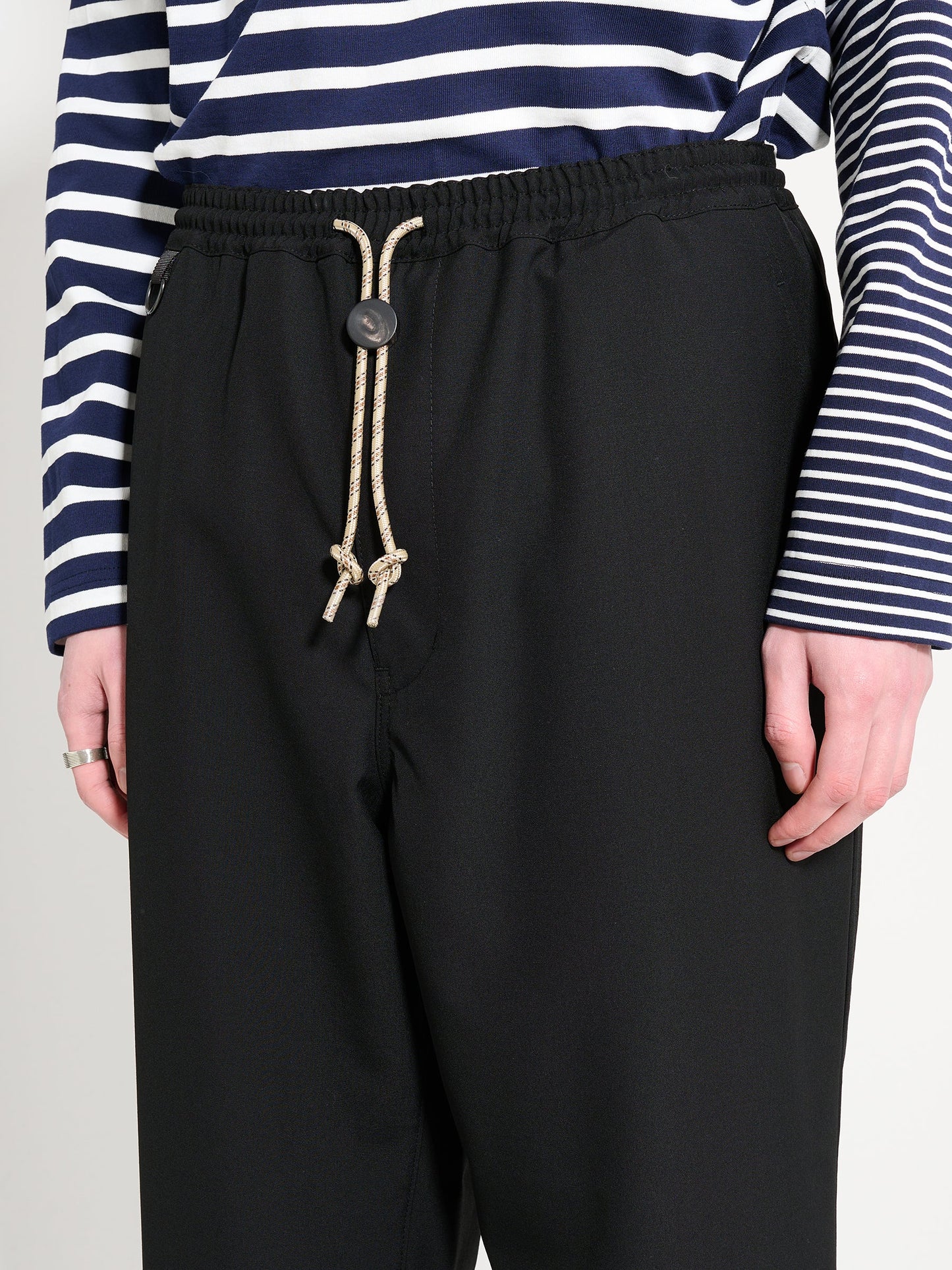 Comme des Garçons Homme Wool Poplin Pants Black