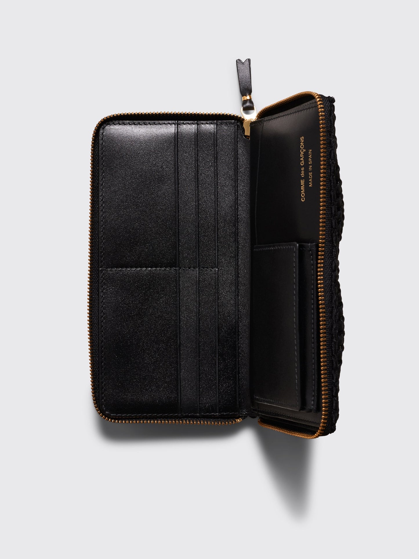 Comme des Garçons Wallet SA0110 Fat Tortoise Black