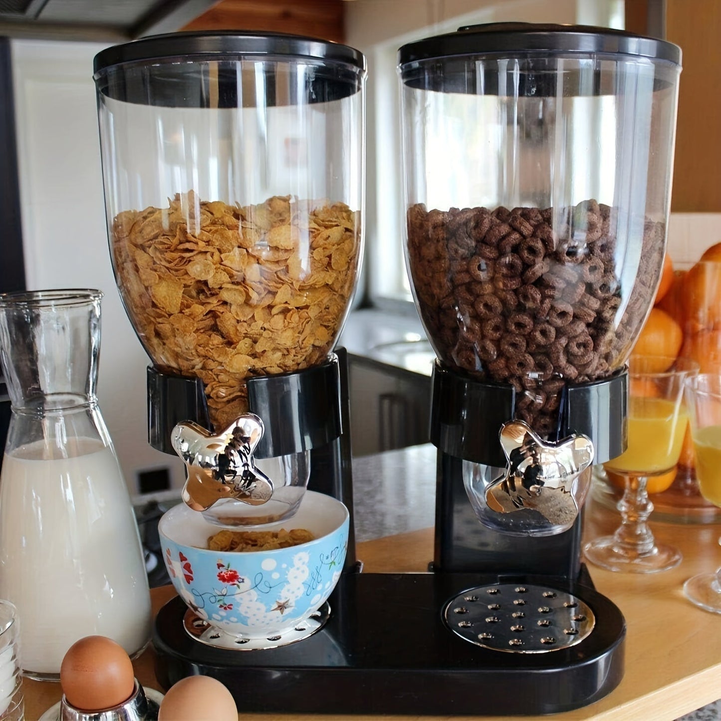 Dual-Control Large Capacity Food Dispenser (2 pcs)