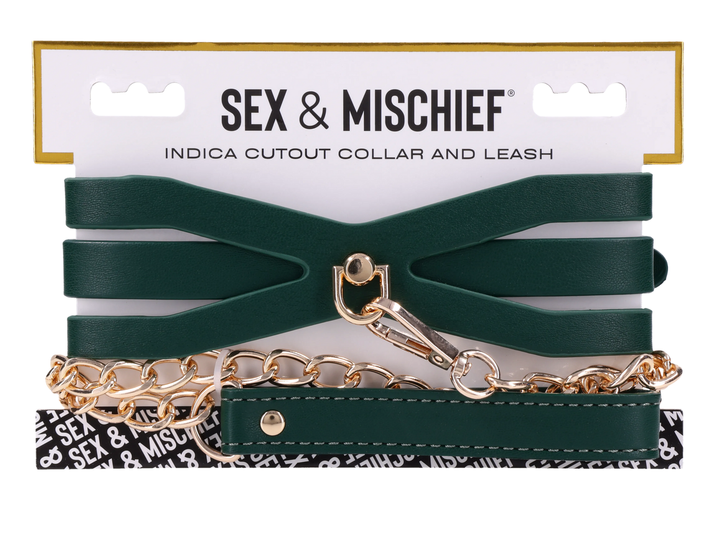 Indica Cutout Collar and Leash