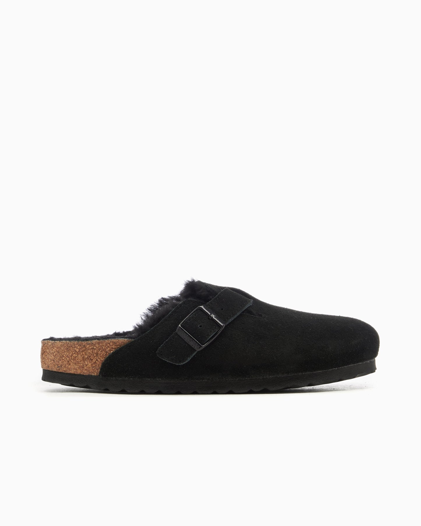 BIRKENSTOCK Boston Shearling Suede Leather Narrow