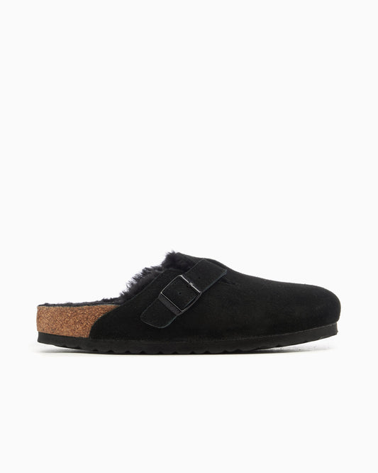 BIRKENSTOCK Boston Shearling Suede Leather Narrow