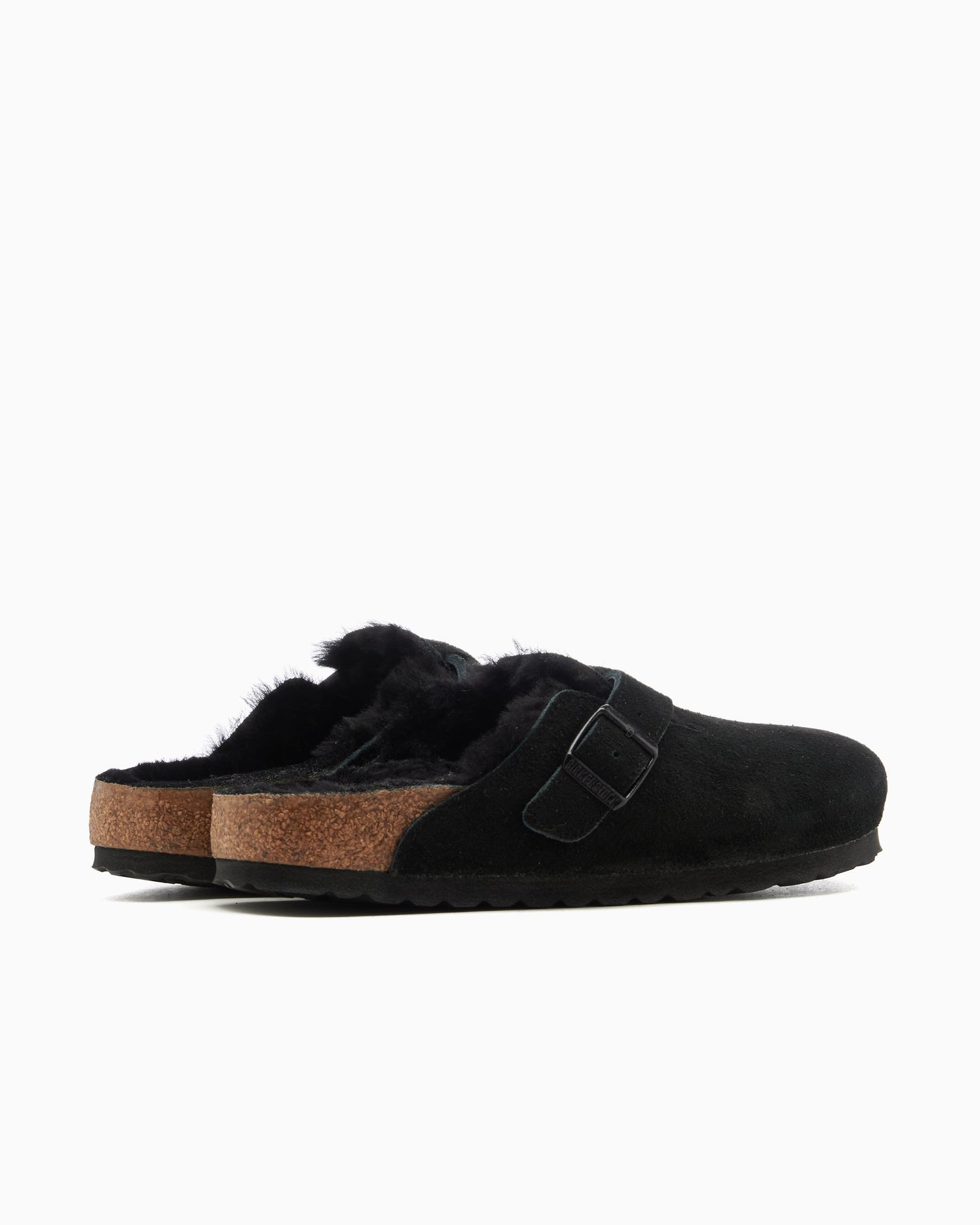 BIRKENSTOCK Boston Shearling Suede Leather Narrow