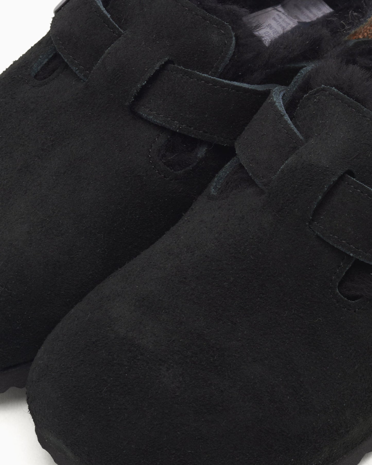 BIRKENSTOCK Boston Shearling Suede Leather Narrow
