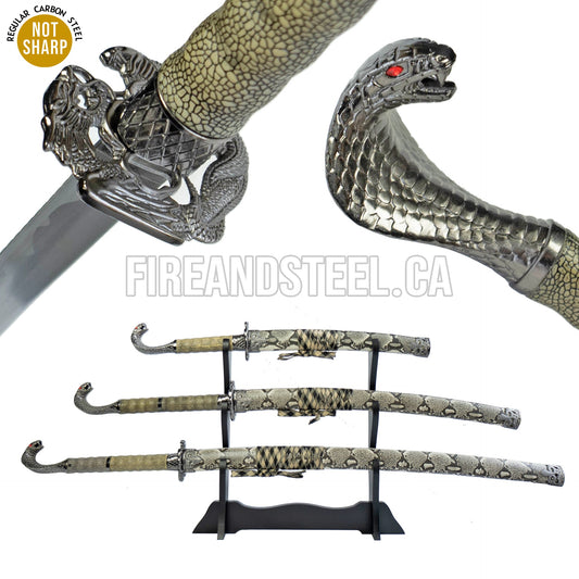 Fire and Steel - Cobra Katana 3-Sword Set