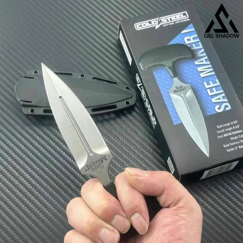 Cold Steel 4.5 in. Safe Maker I Push Knife, CS-12DBST-GS86