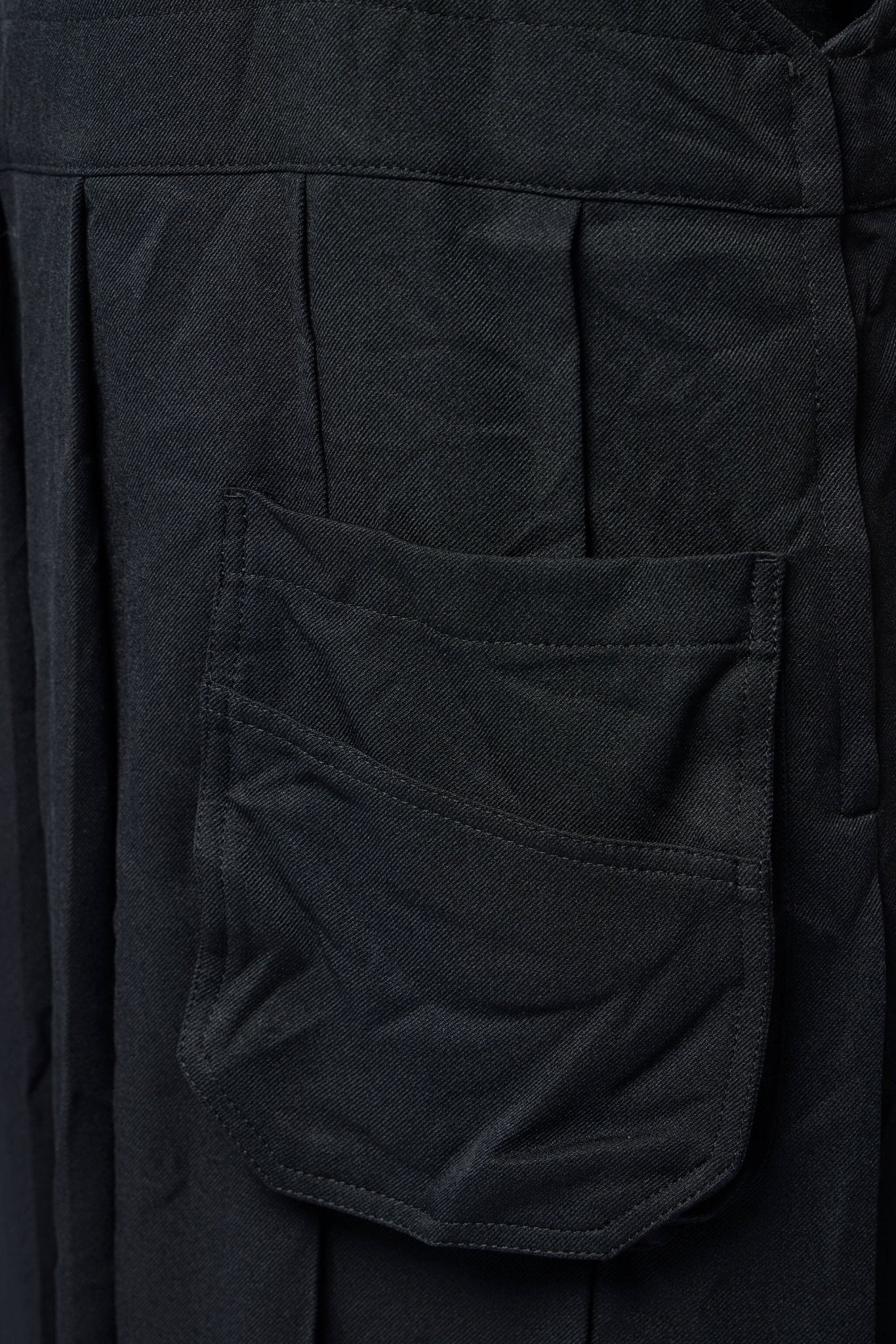 Asymmetric Pocket Skirt