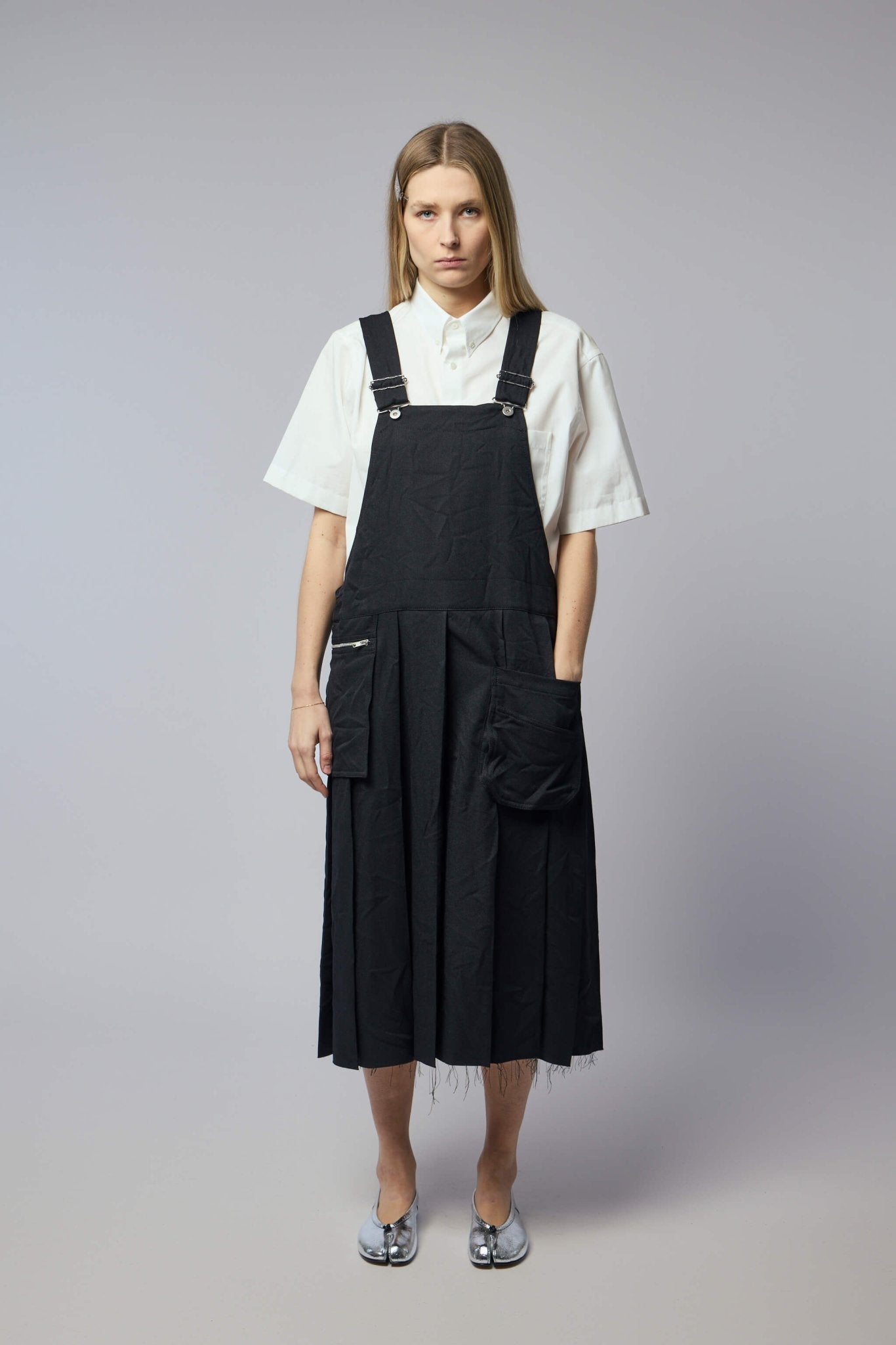 Asymmetric Pocket Skirt