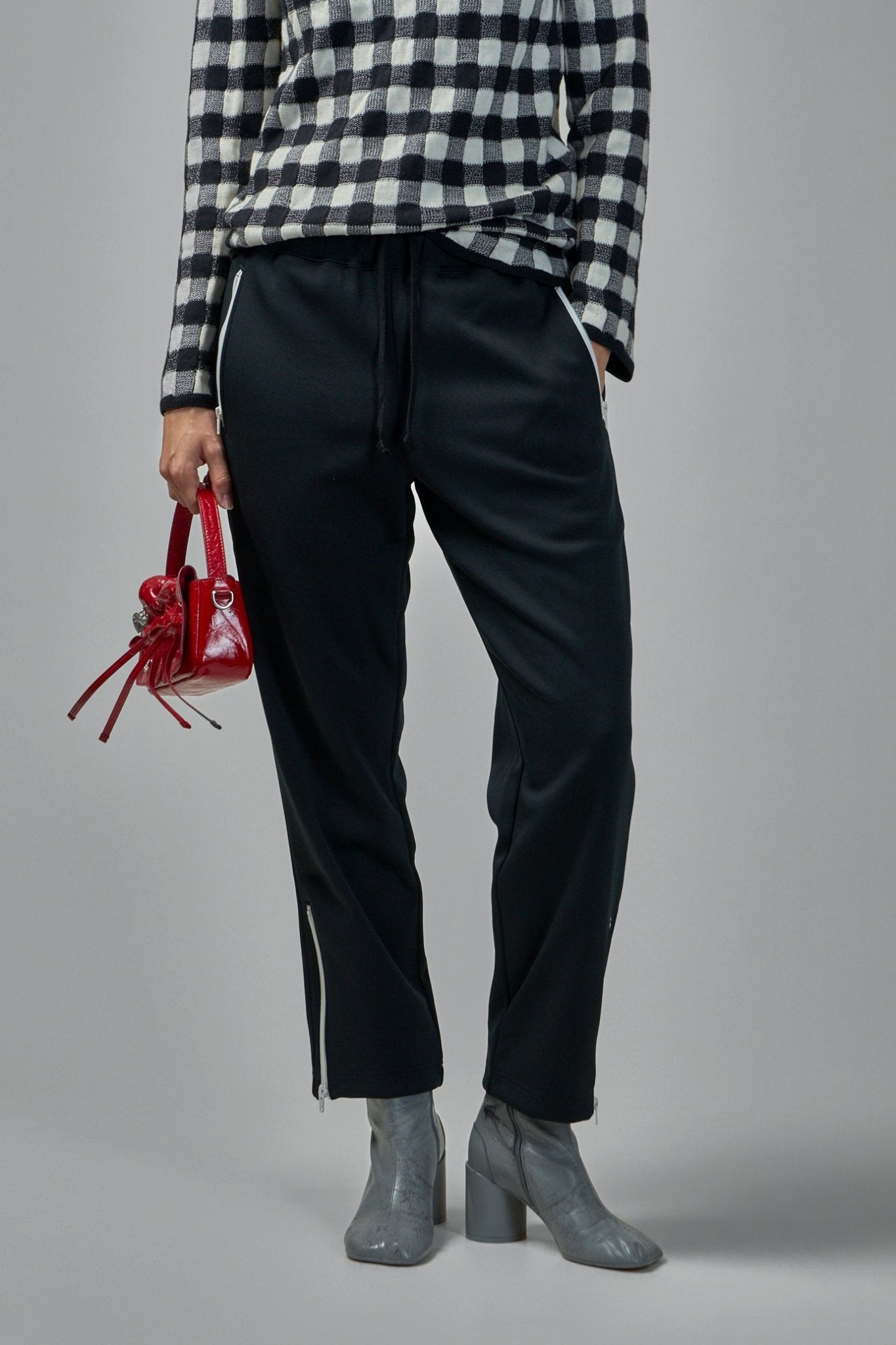 Wide Leg Zip Pants