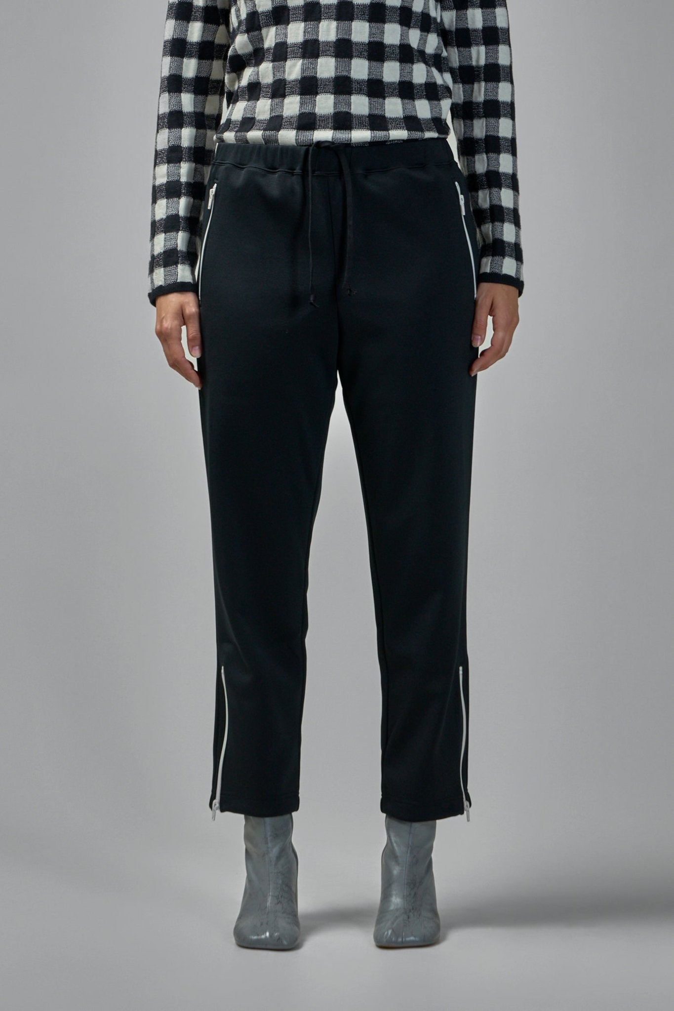 Wide Leg Zip Pants