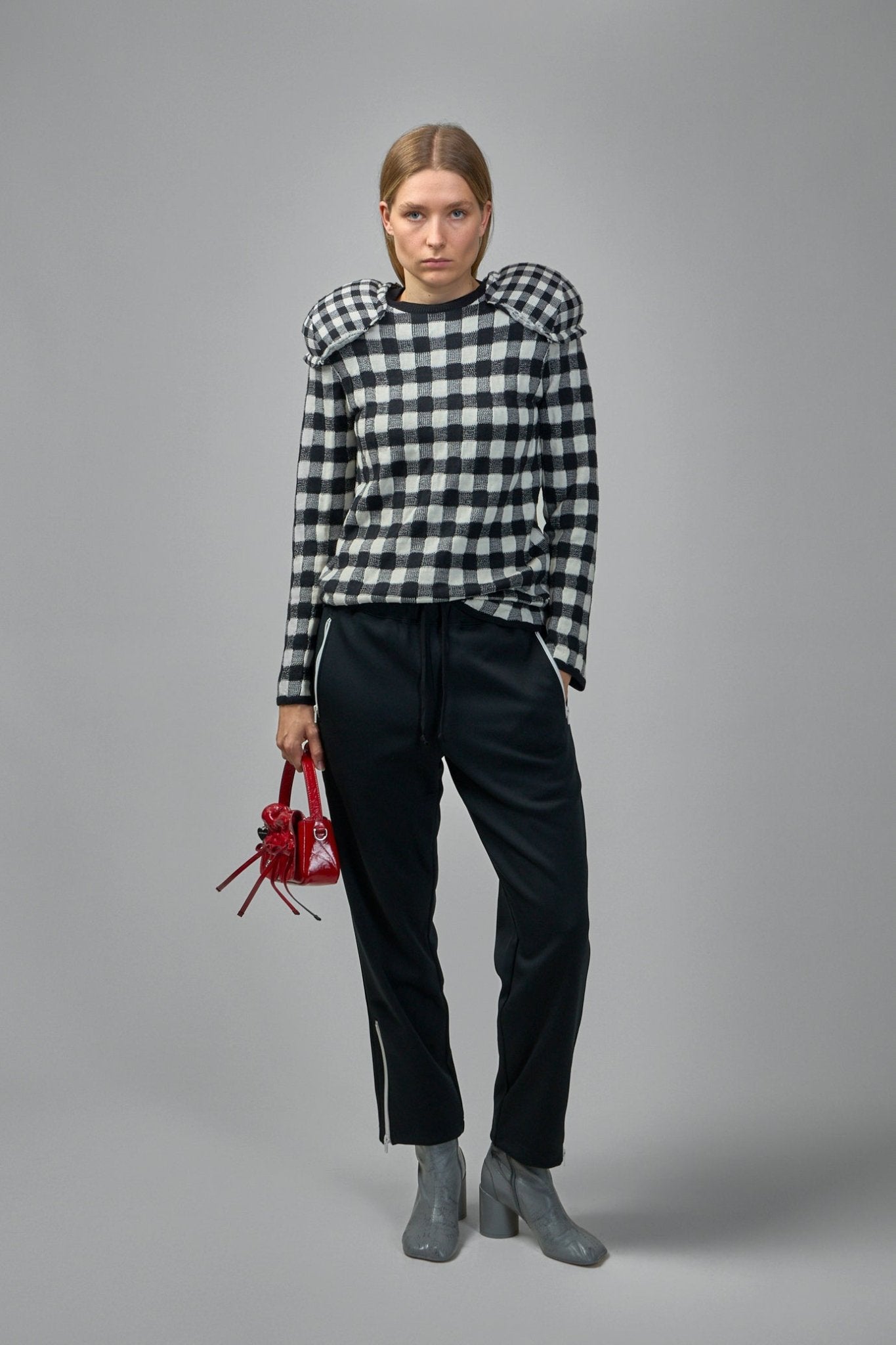 Wide Leg Zip Pants