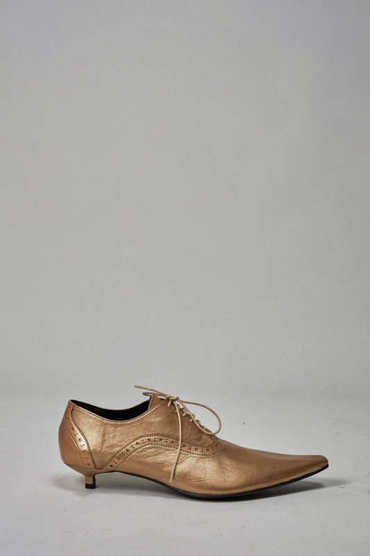 Ladies Acces Gold Heels