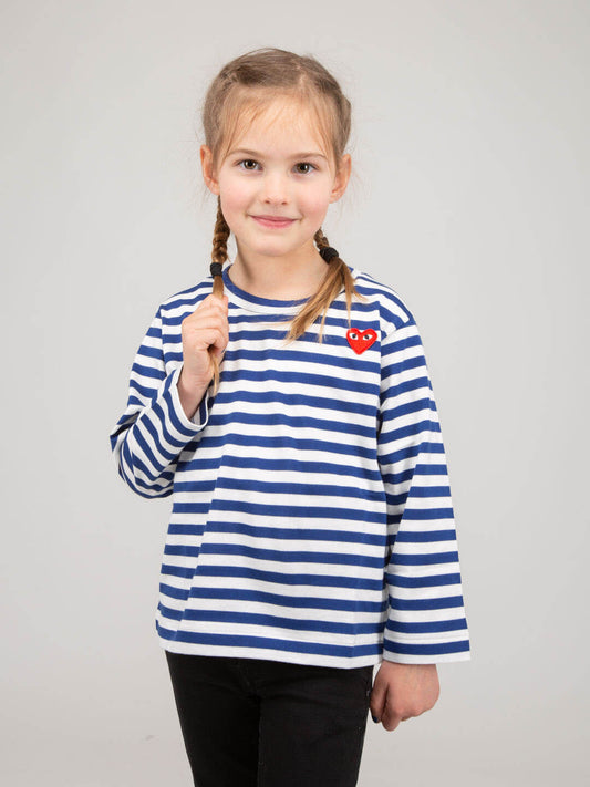 Kids Long-sleeve Stripe Cotton T-shirt