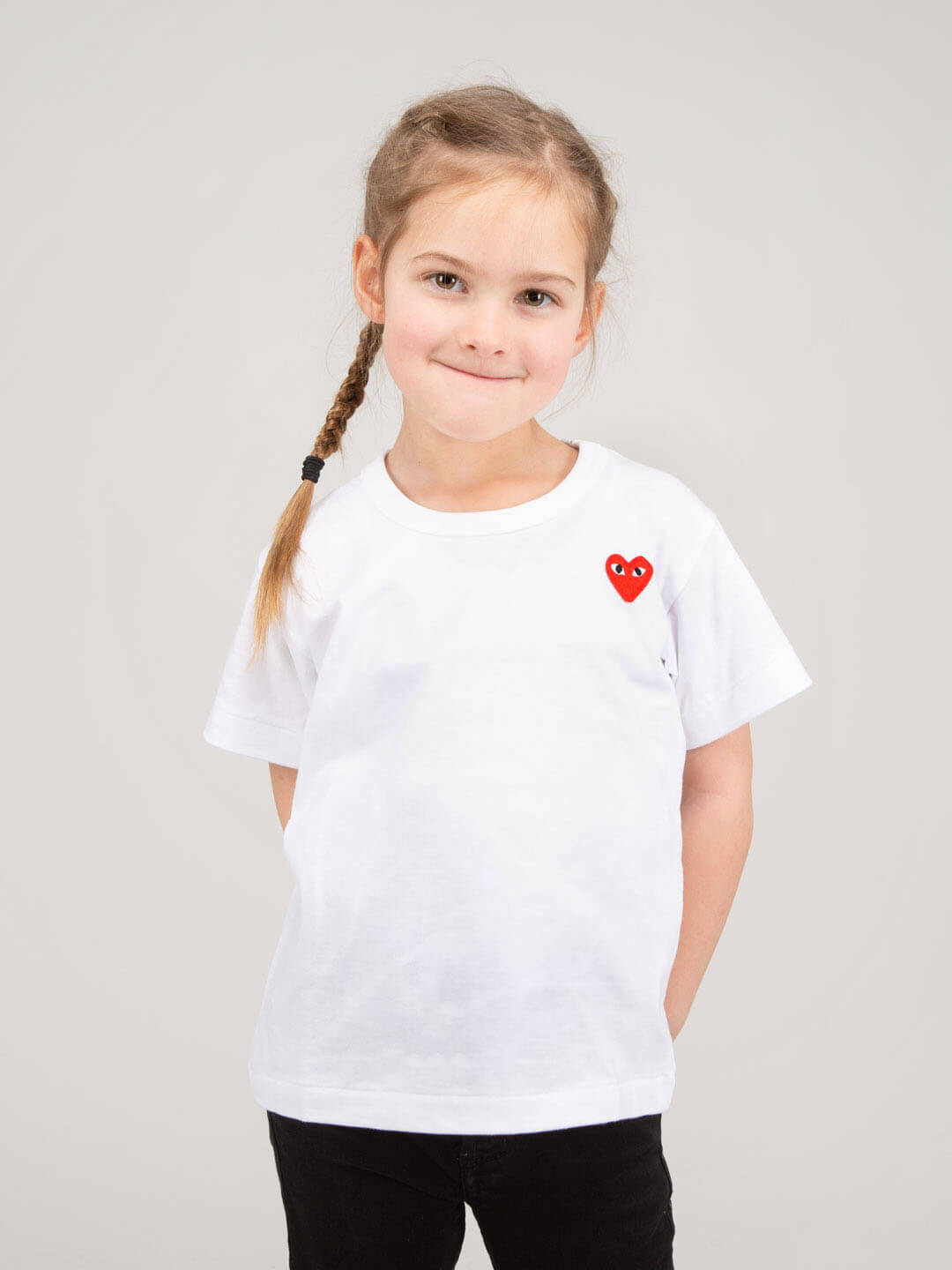 Kids Embroidered Heart T-shirt