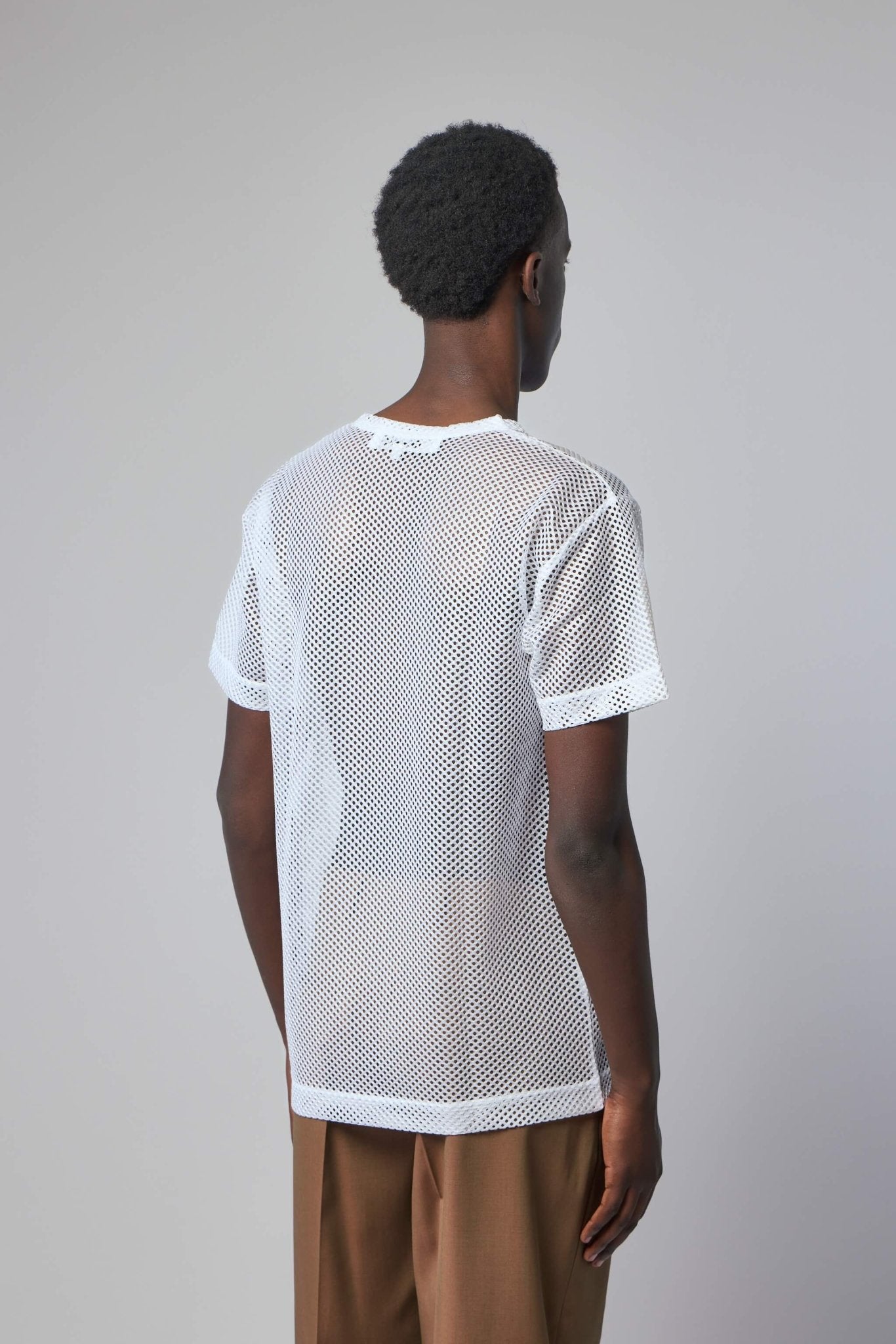 Mesh T-shirt Red Emblem