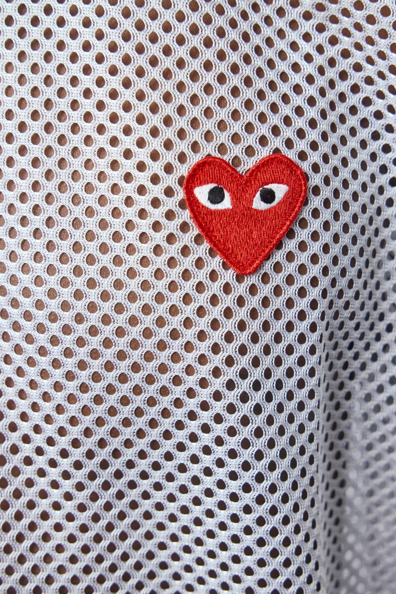 Mesh T-shirt Red Emblem