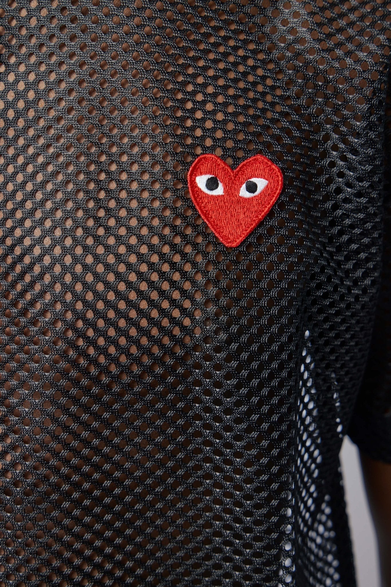 Red Emblem Knit T-shirt