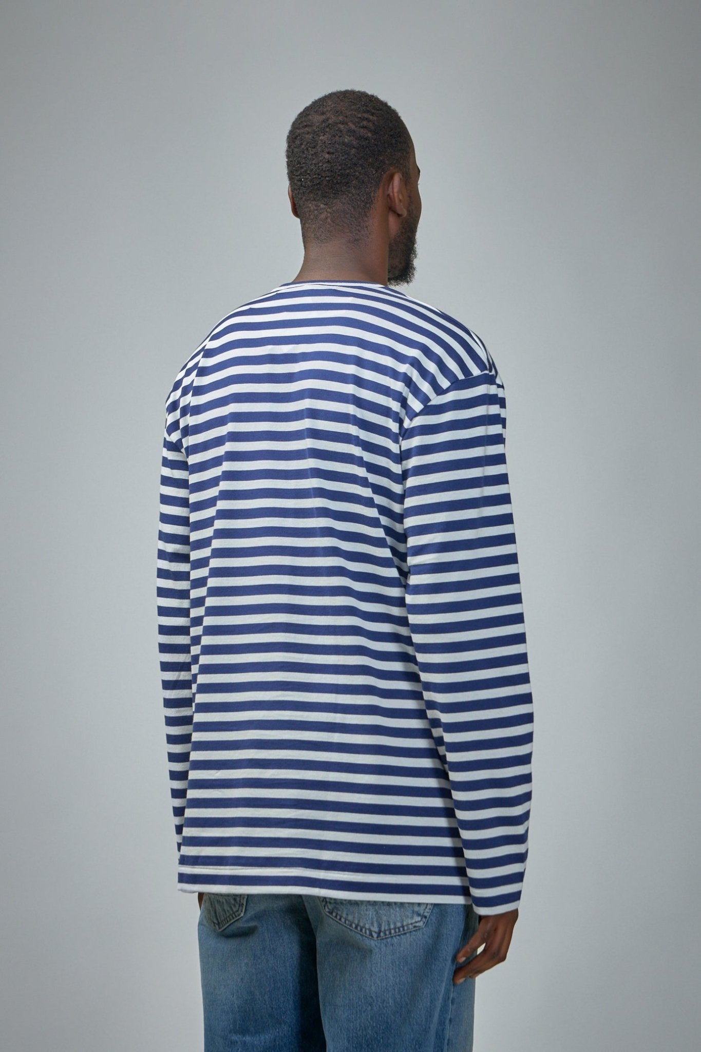 Metalstone Heart Striped Long Sleeve T-shirt