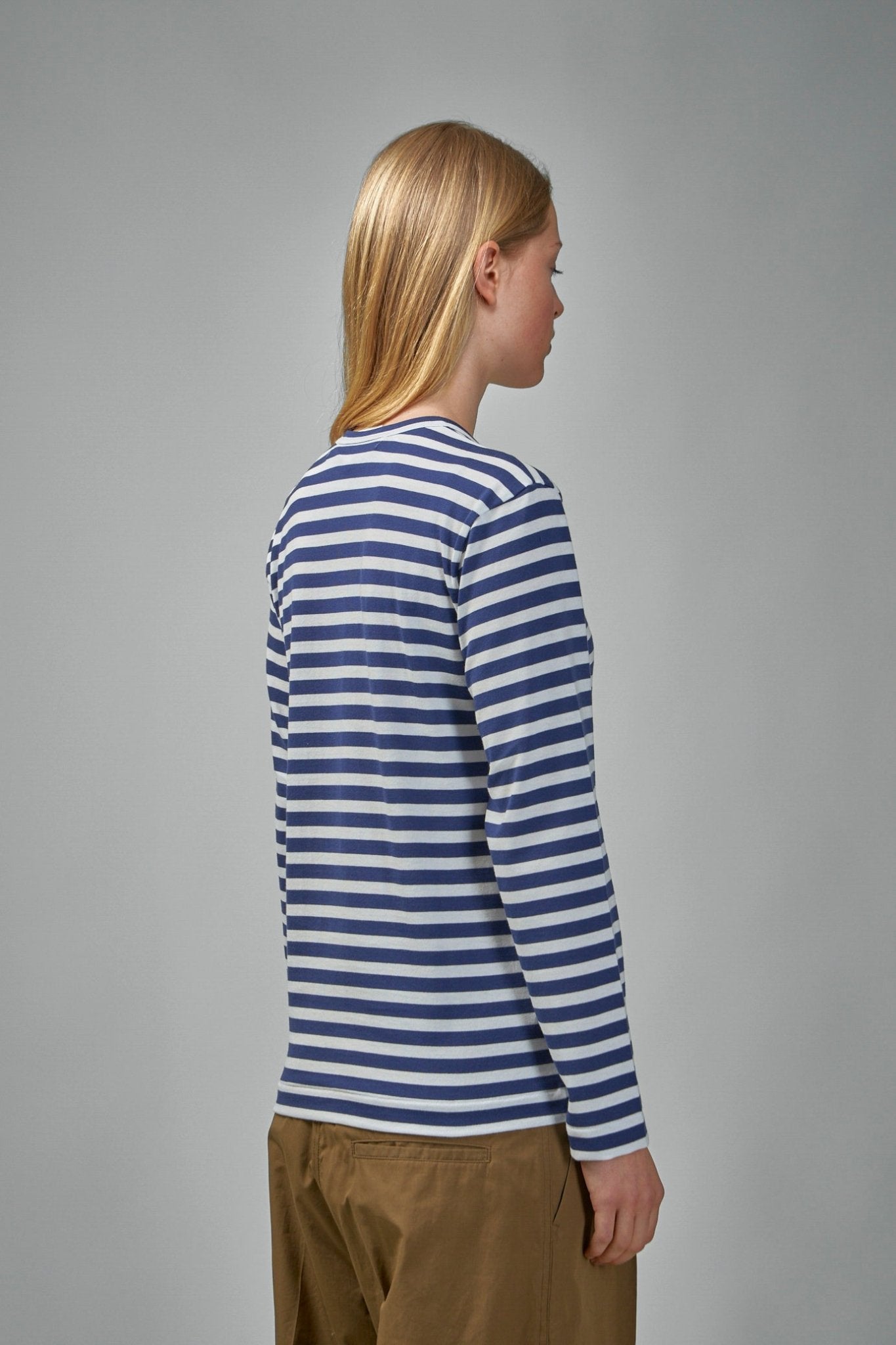 Metalstone Heart Striped Long Sleeve T-shirt