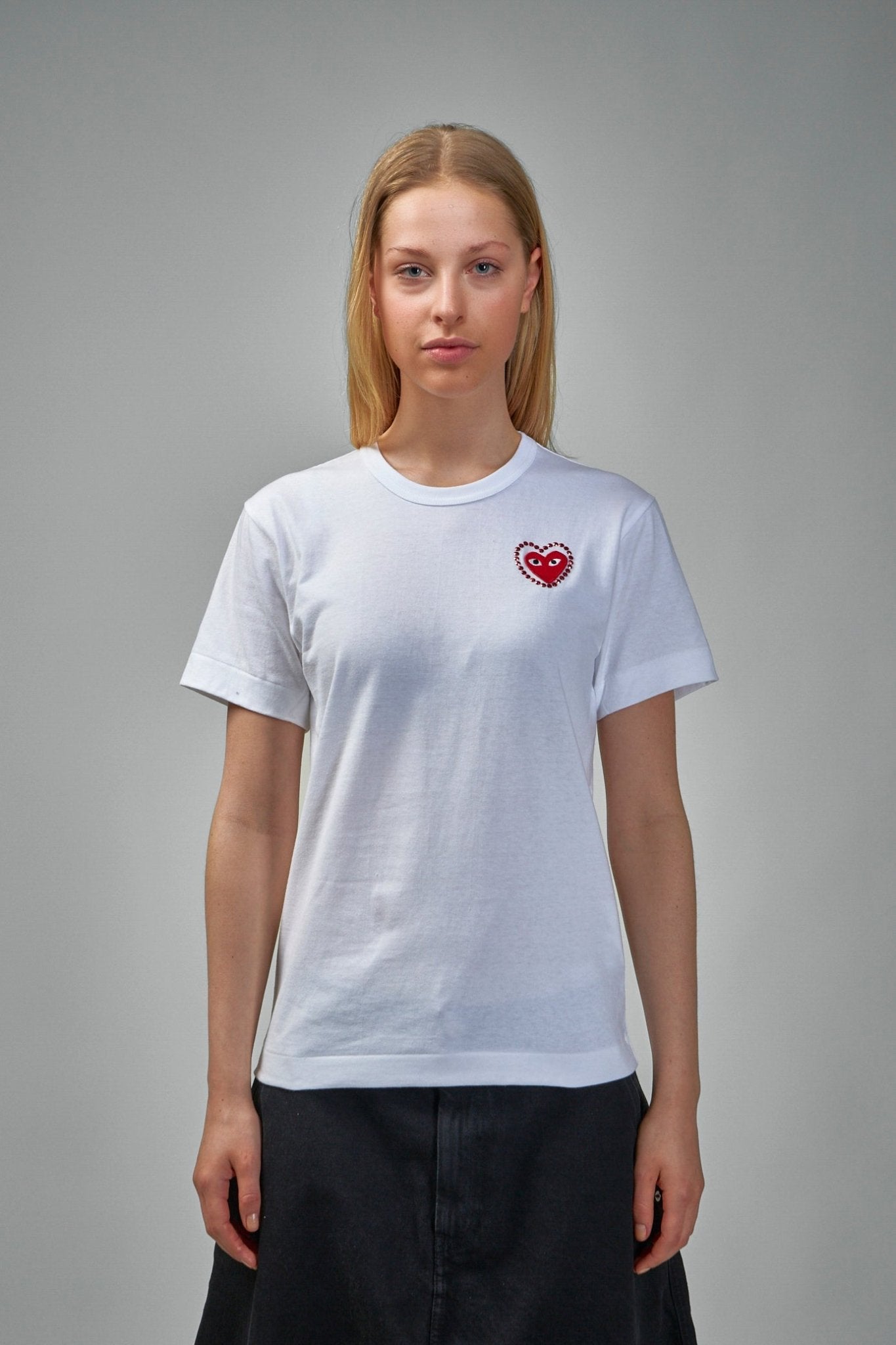 Cotton Jersey T-shirt with Emblem X Metalstone