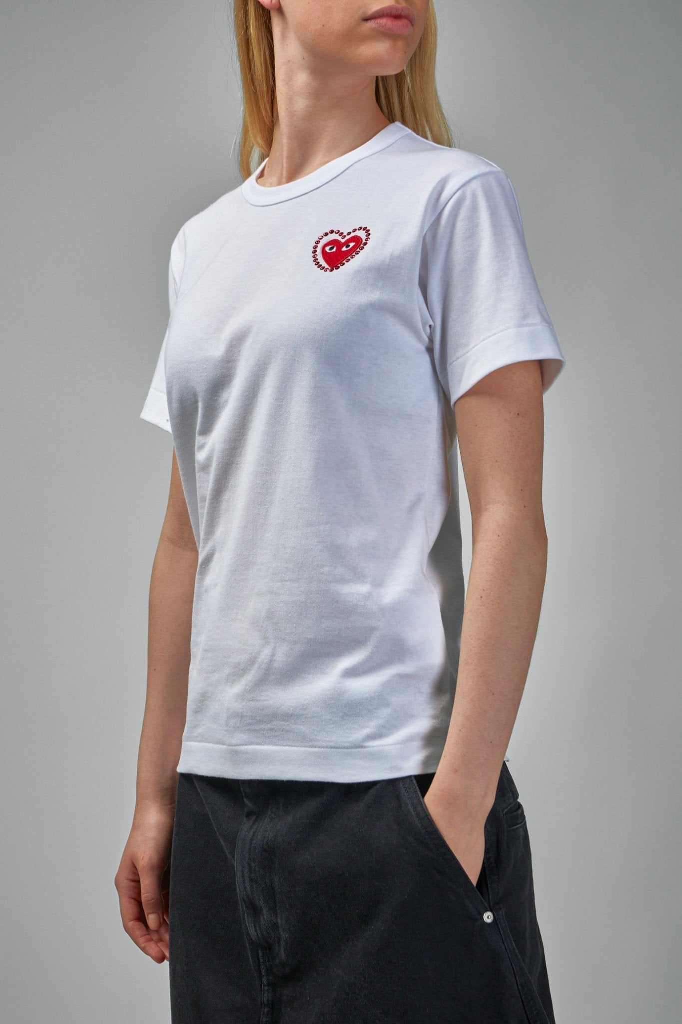 Cotton Jersey T-shirt with Emblem X Metalstone