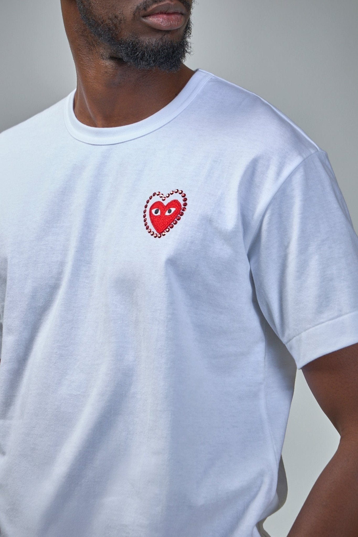 Cotton Jersey T-shirt with Emblem X Metalstone