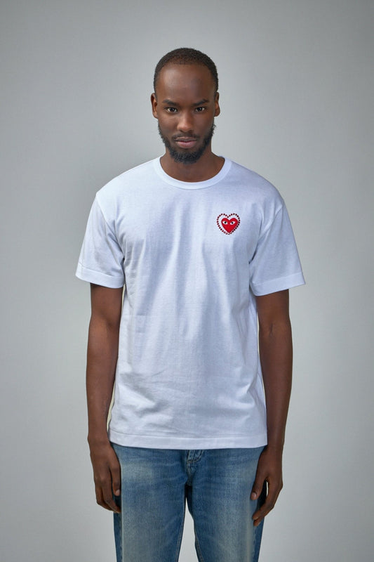 Cotton Jersey T-shirt with Emblem X Metalstone