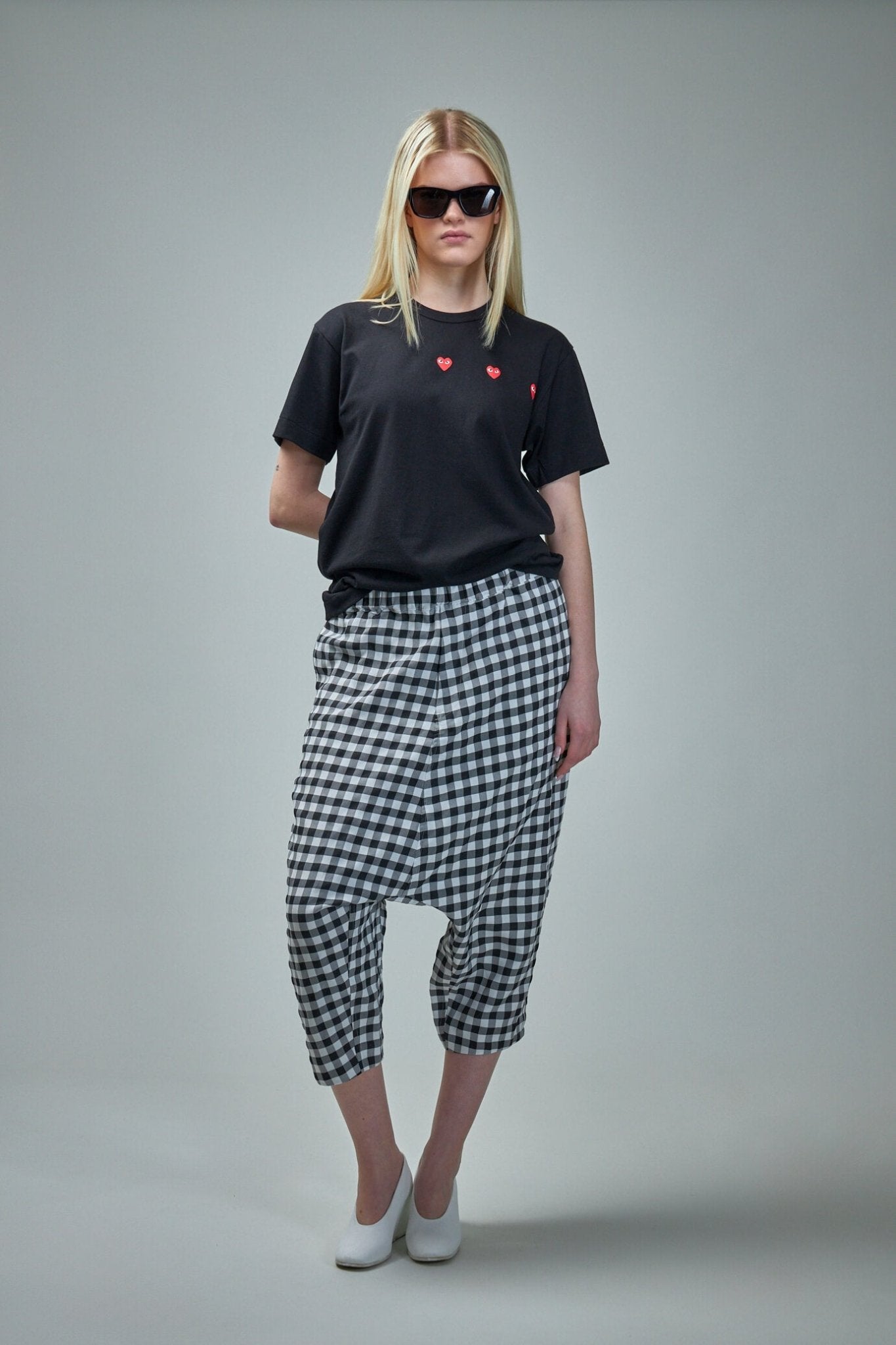 Triple Heart Print T-shirt