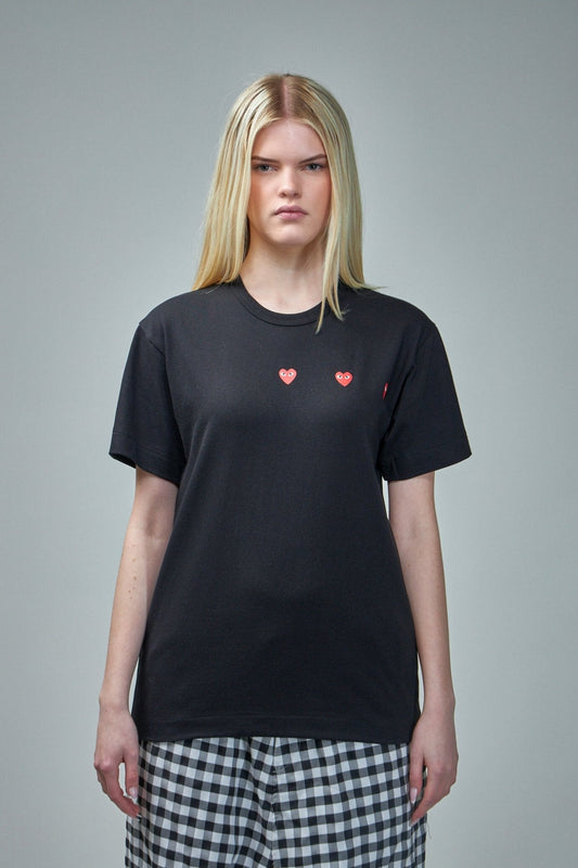 Triple Heart Print T-shirt