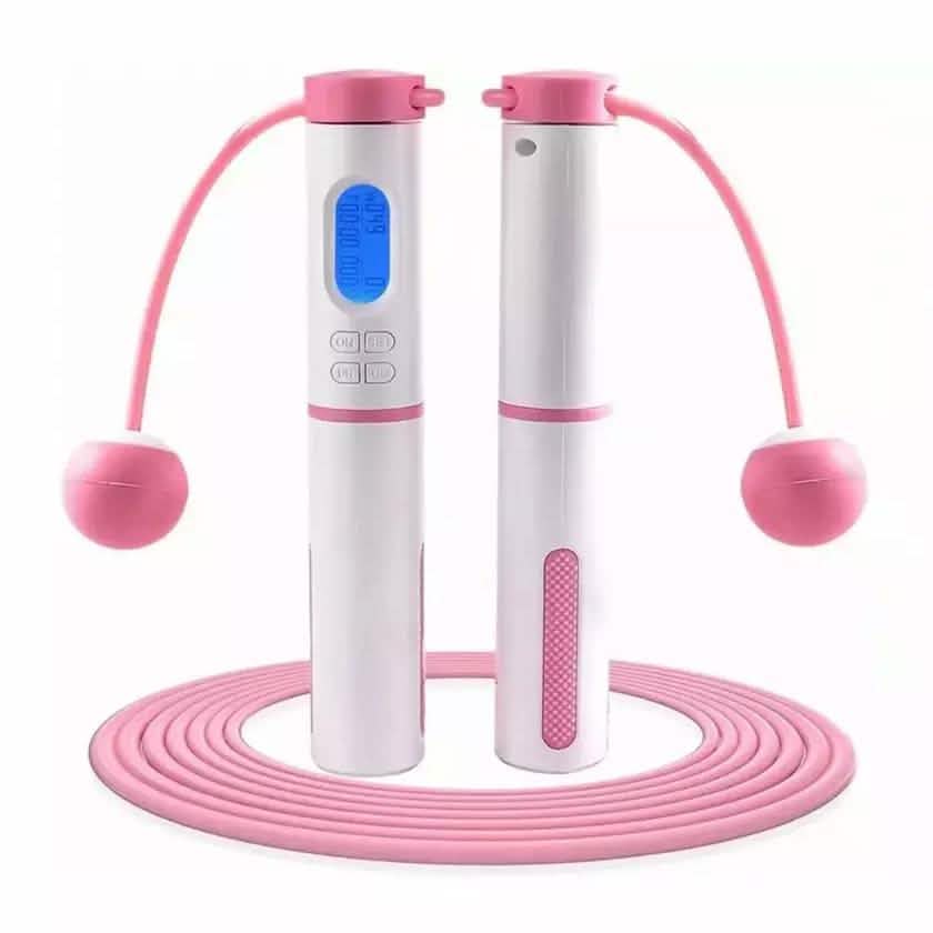 Cordless Weighted Jump Rope Digital Smart Skipping Jump Ropes with Counter