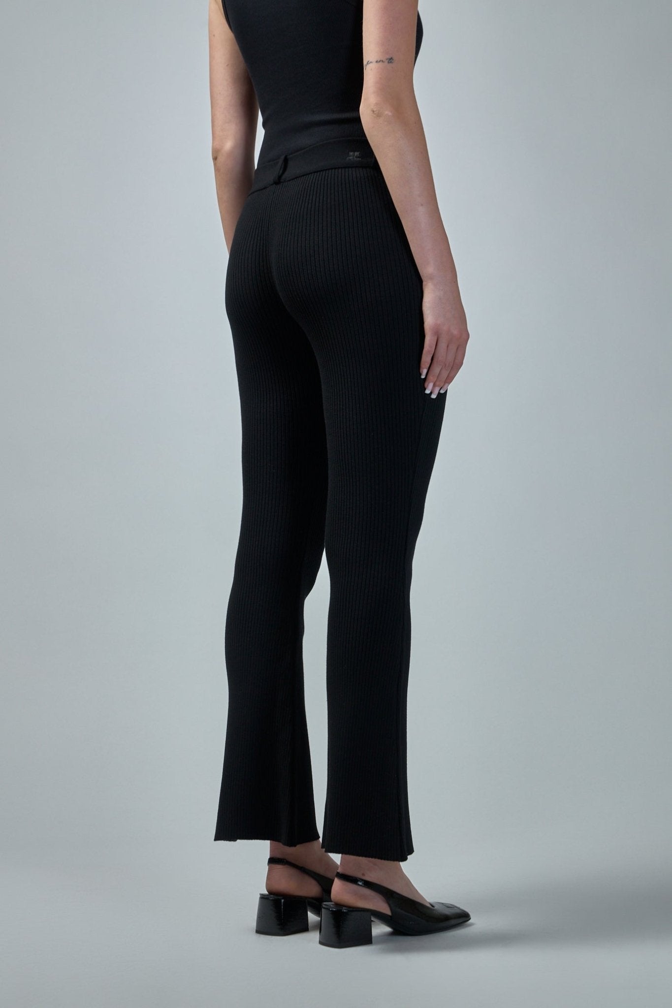 2-pocket Rib Knit Pants