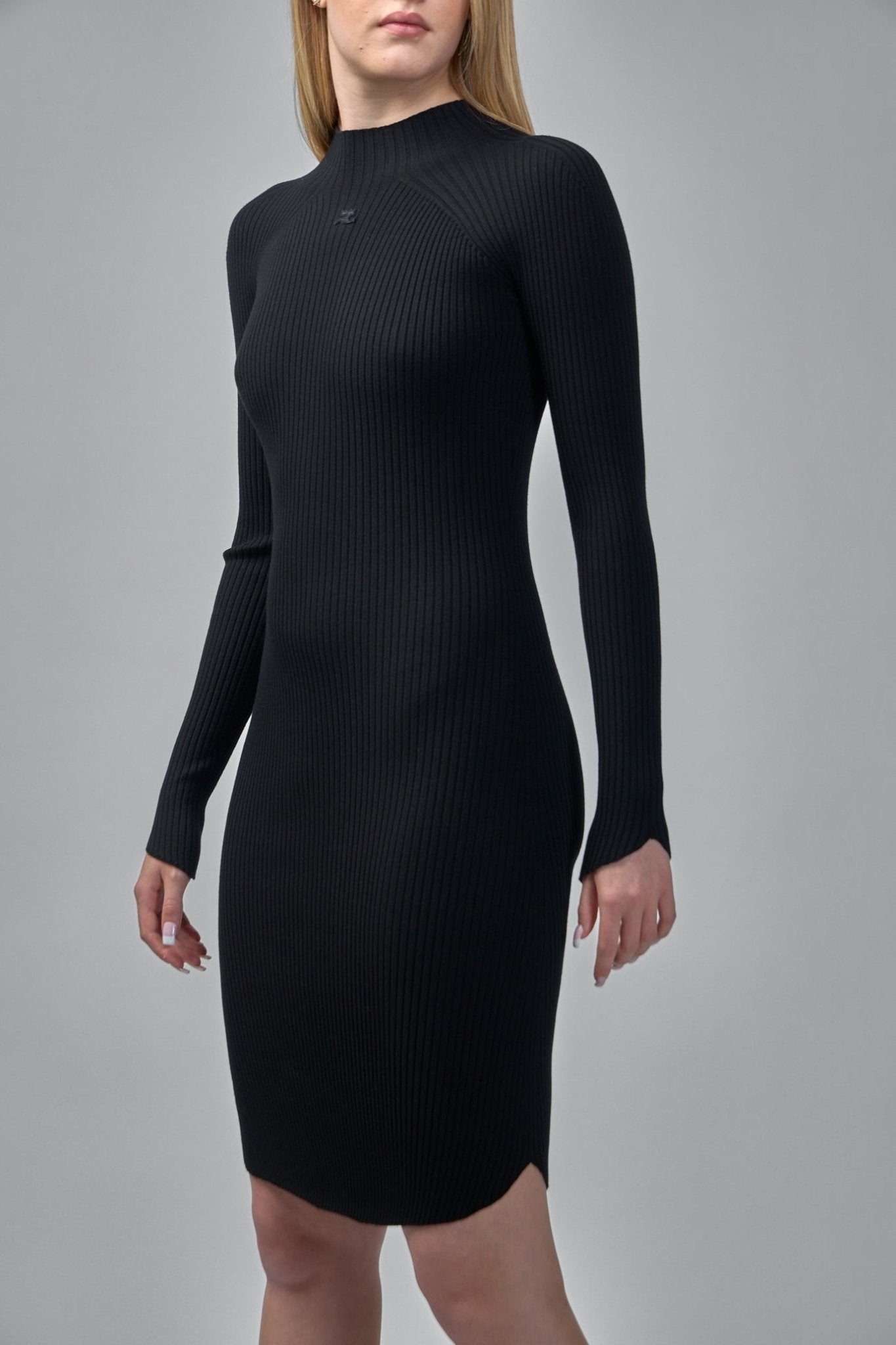 Circle Rib Knit Dress