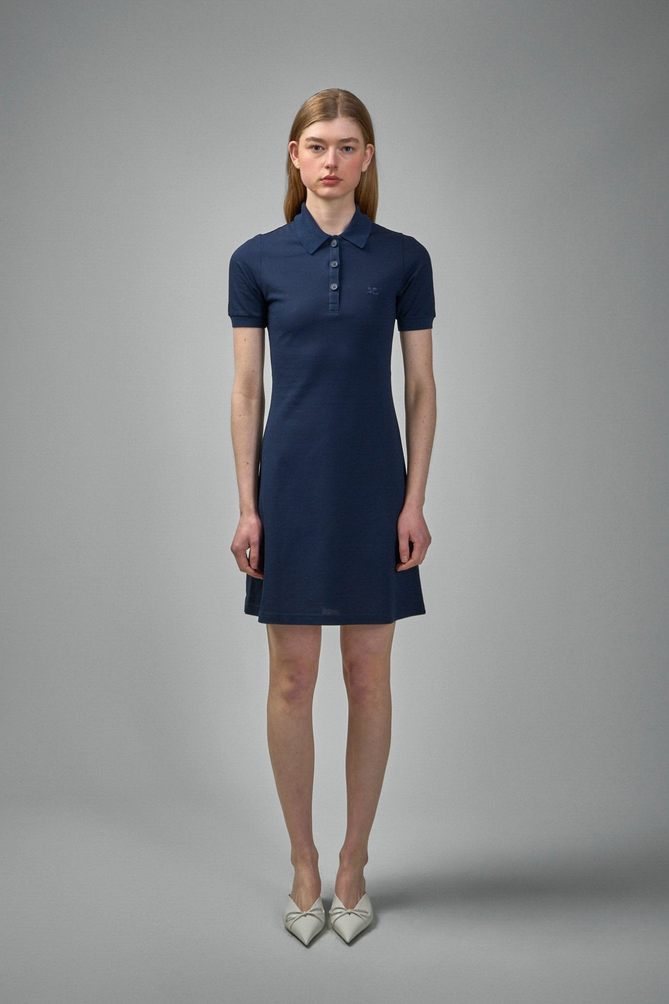 Mini Piqué Polo Dress