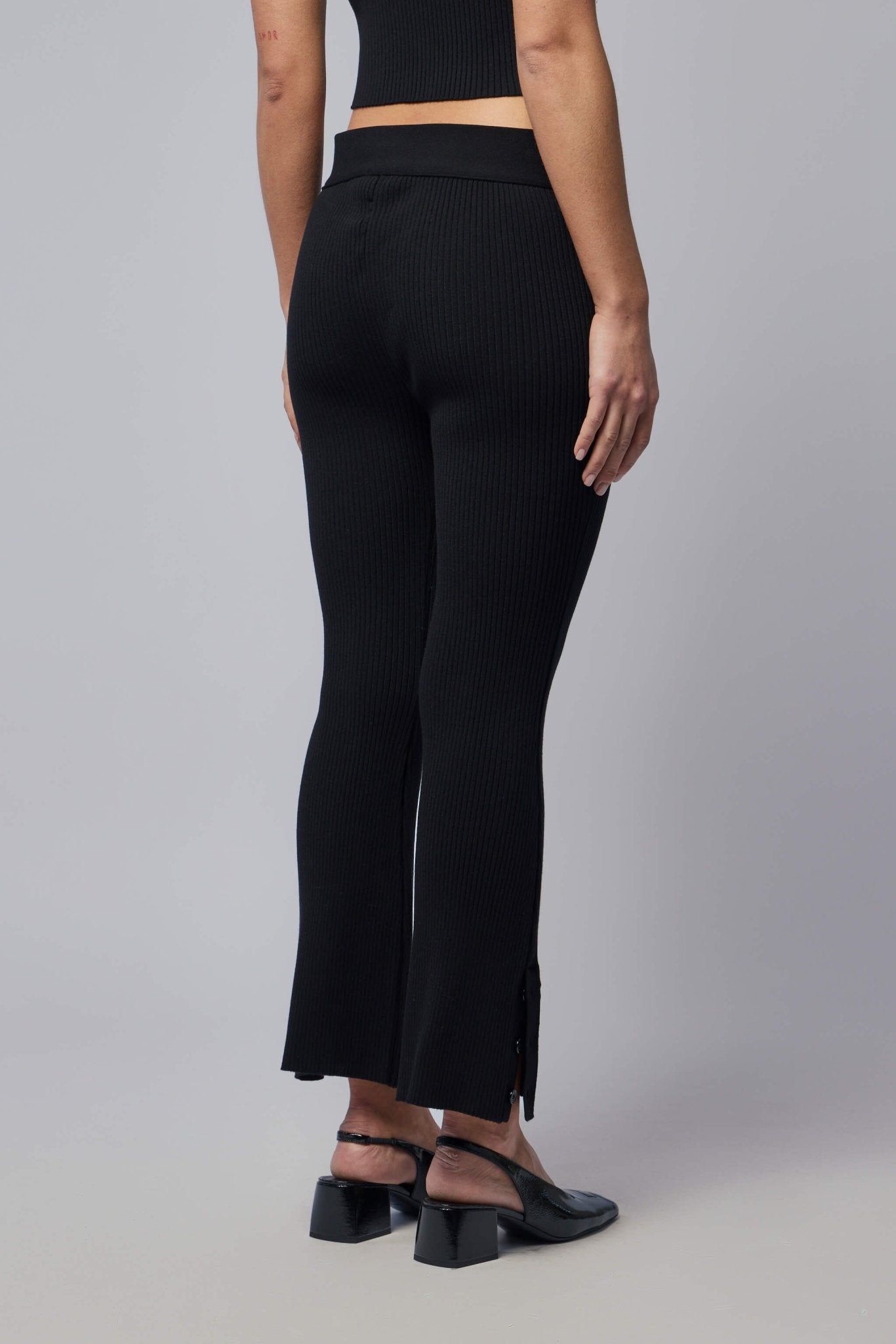 Capri Rib Knit Pants