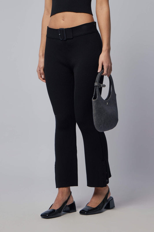 Capri Rib Knit Pants