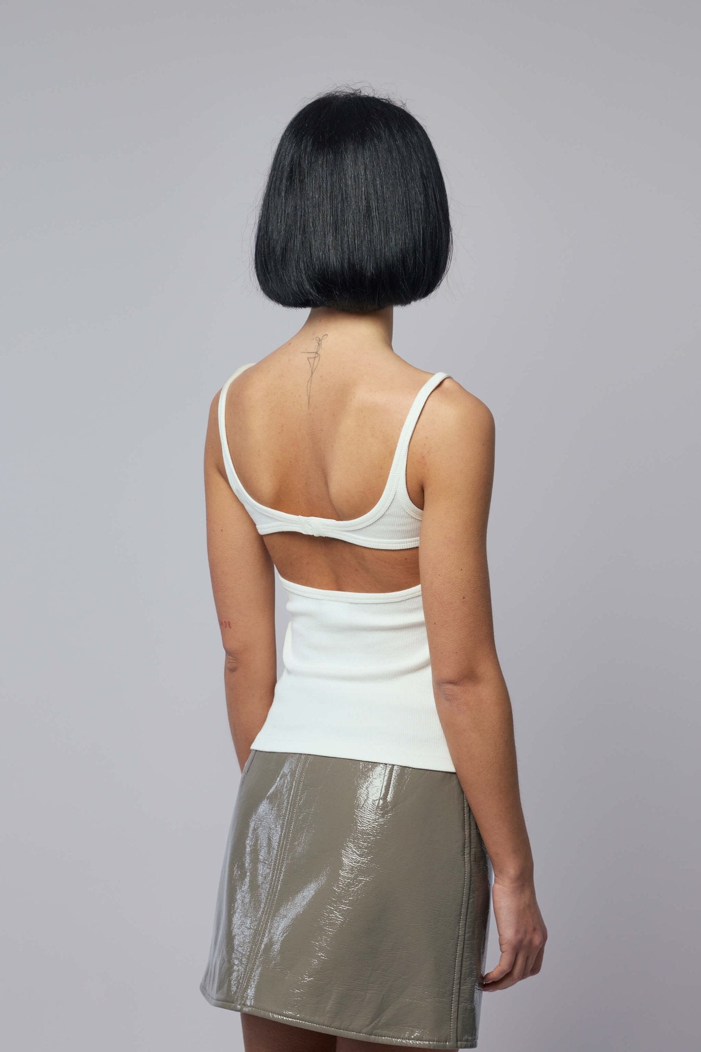 90's Cut-out Ribbed Tank Top
