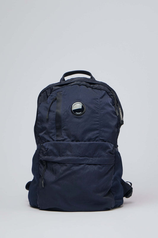 Blue Nylon B Backpack