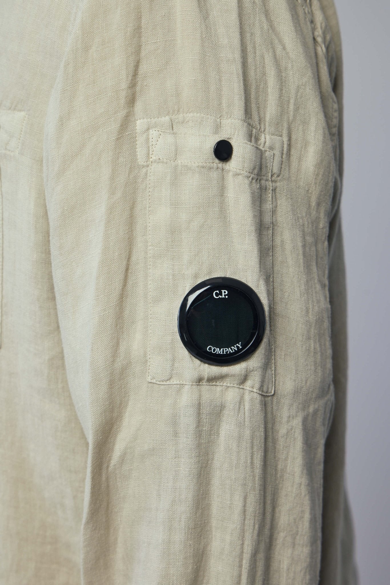 Linen Long Sleeve Button Lens Shirt