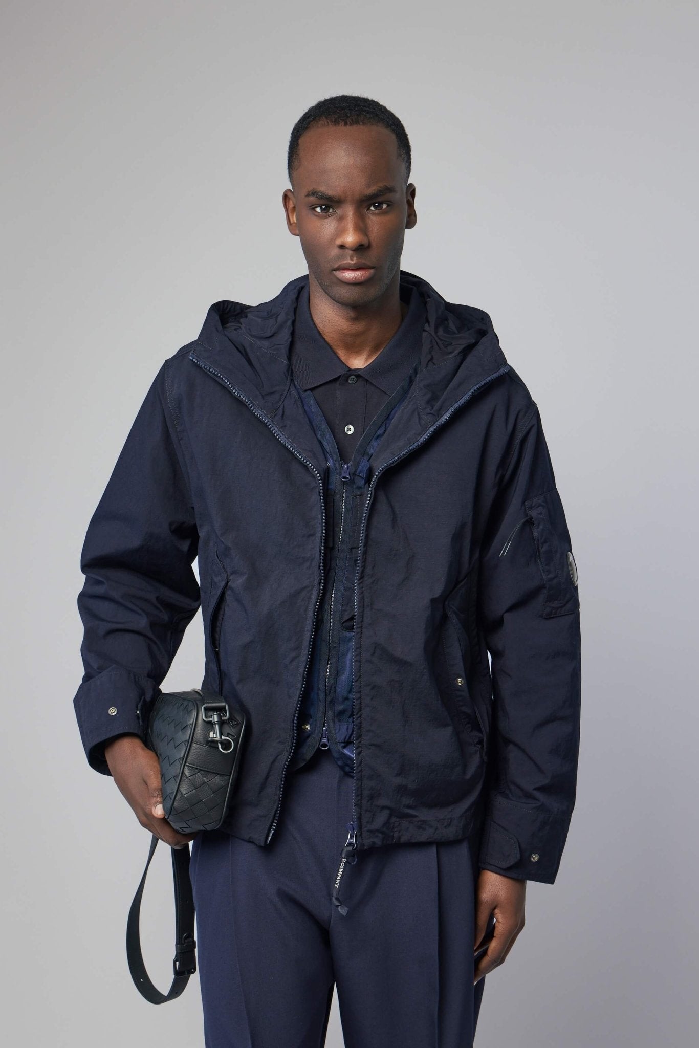 Twill Hooded Lens Jacket