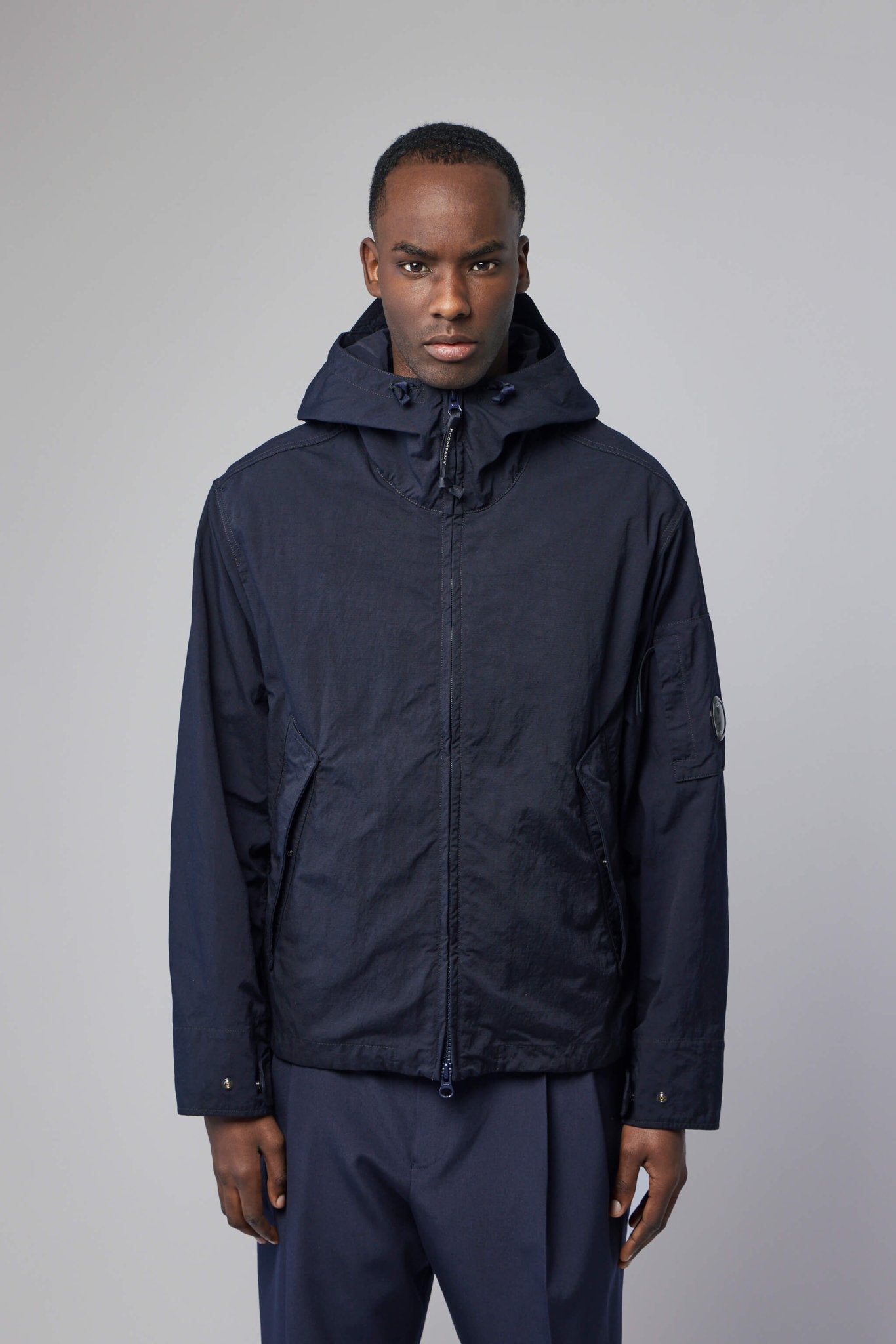 Twill Hooded Lens Jacket