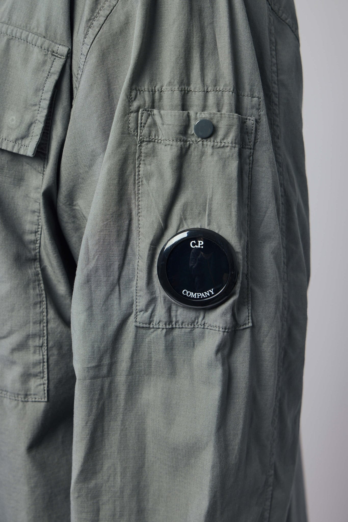 Cotton Rip-stop Boxy Overshirt