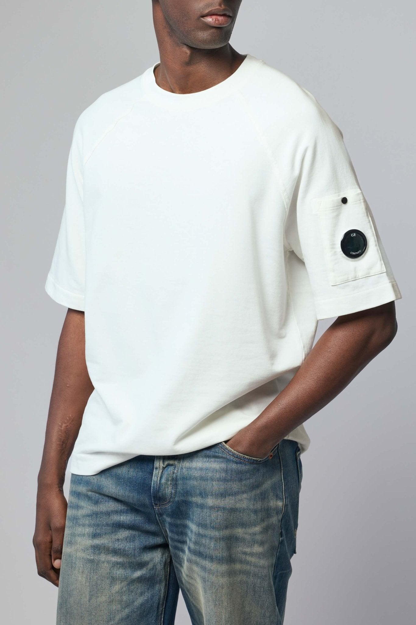 Light Fleece Short Sleeve Sweatshirt