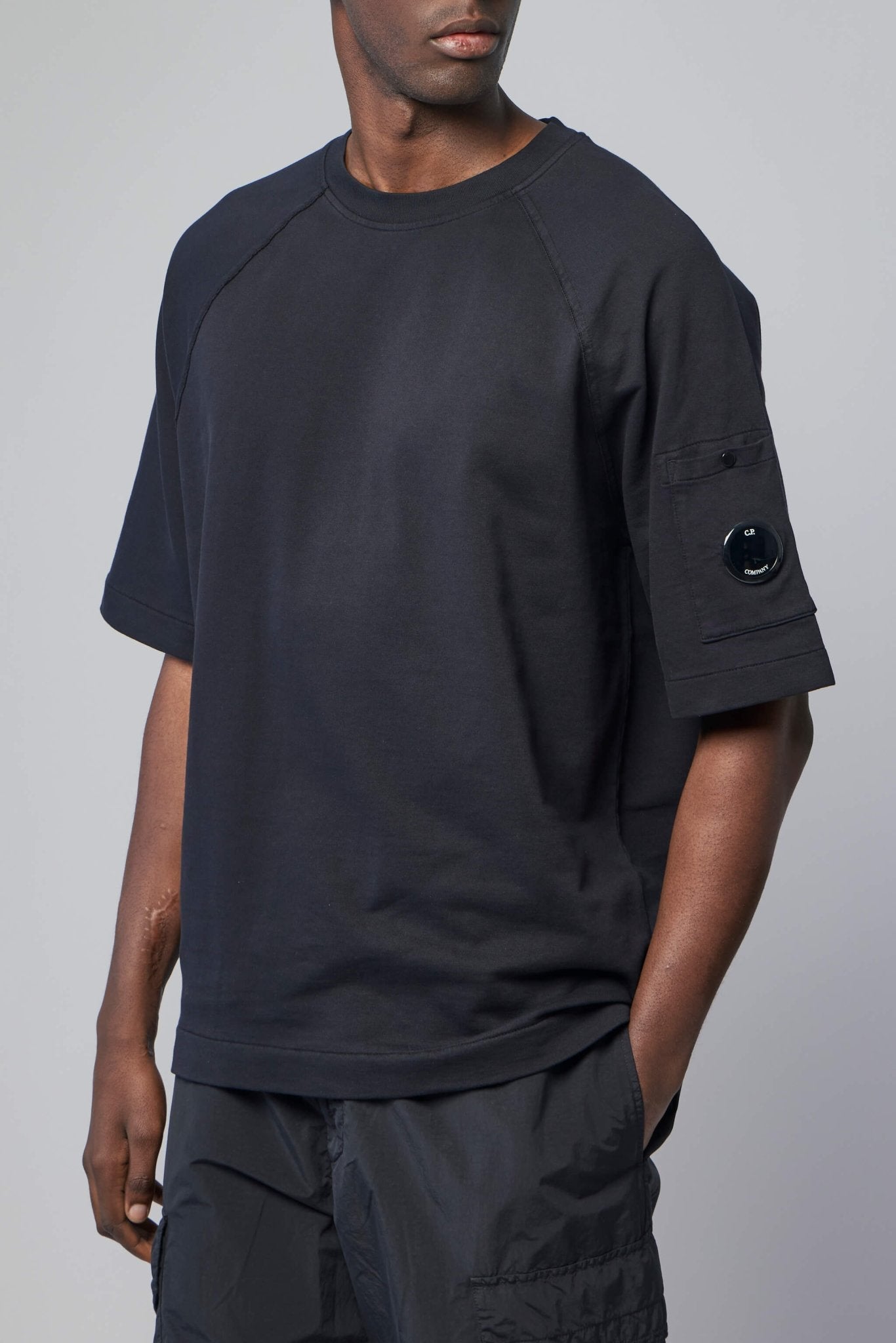 Light Fleece Short Sleeve Sweatshirt