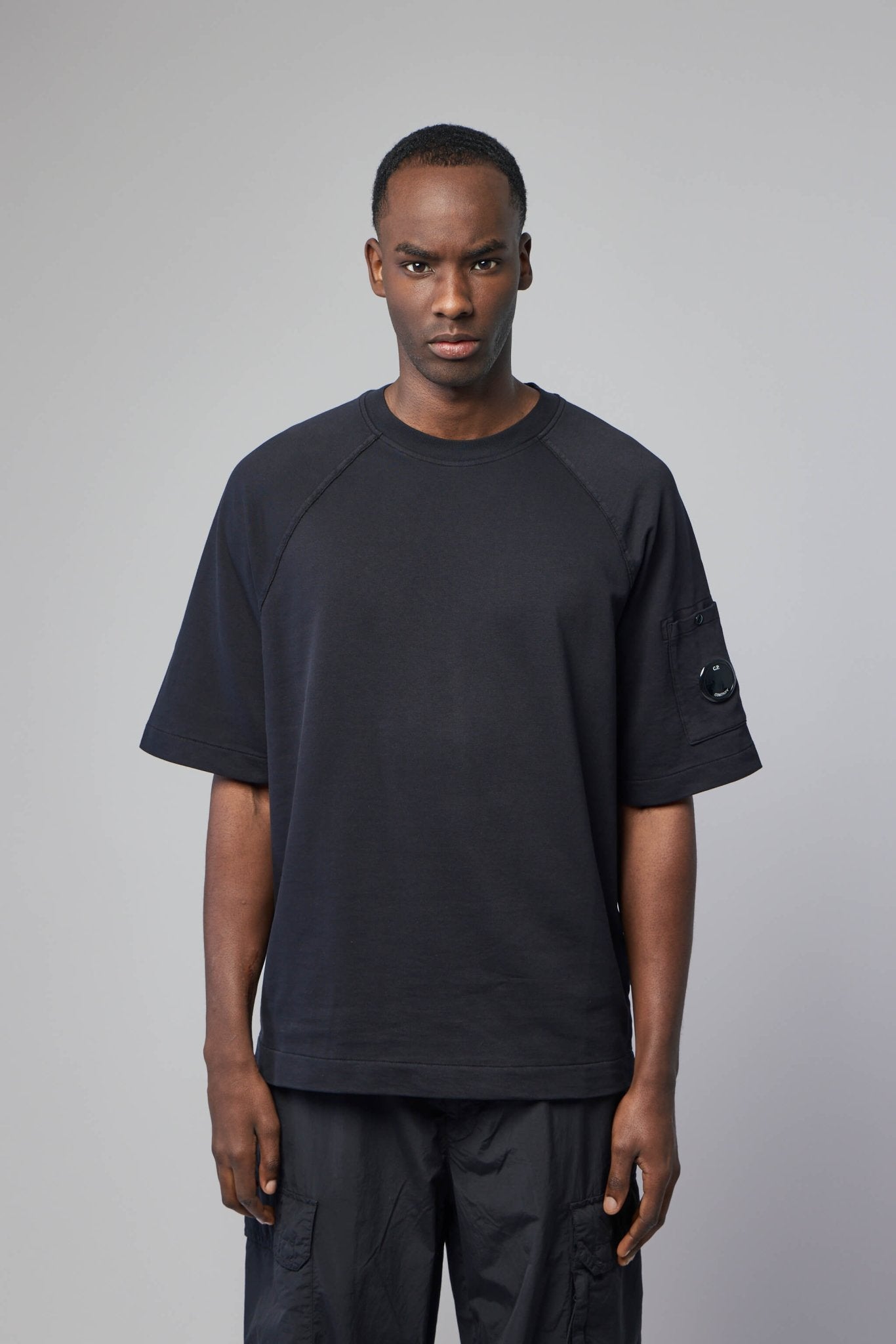 Light Fleece Short Sleeve Sweatshirt