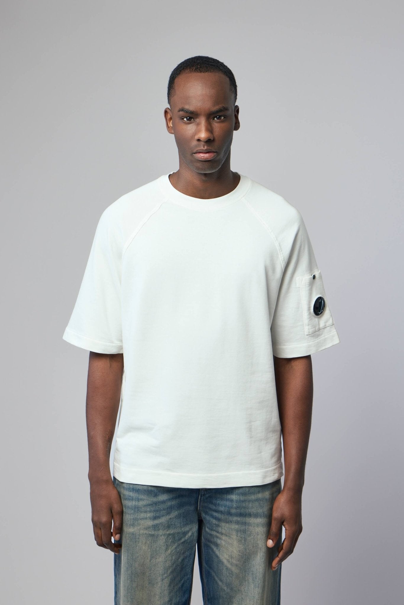 Light Fleece Short Sleeve Sweatshirt