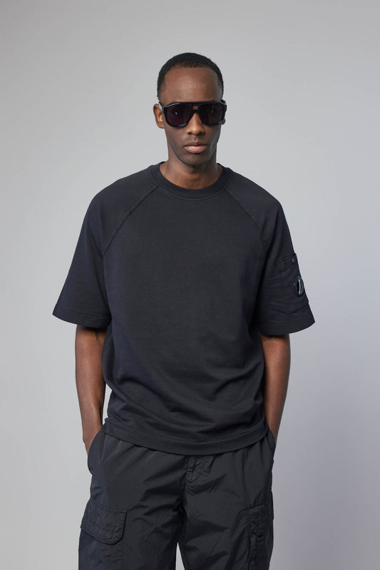 Light Fleece Short Sleeve Sweatshirt
