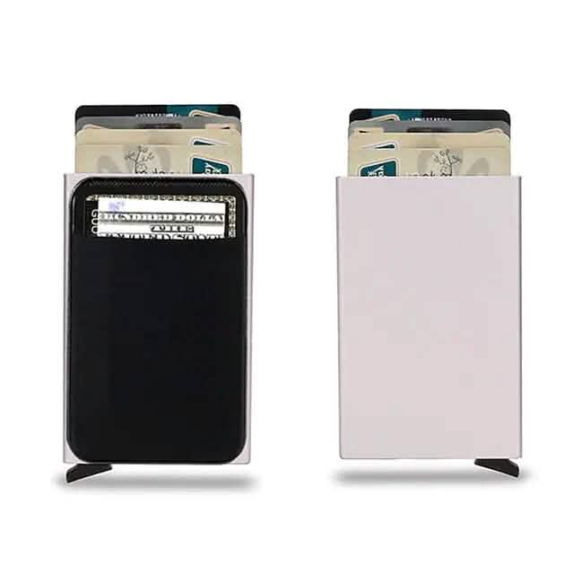 Credit Card Holder Wallet Metal Name Card