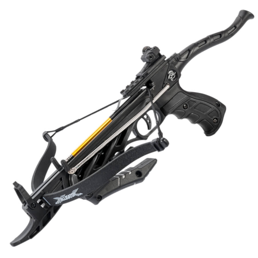 80lb Self Cocking Pistol CrossBow With Forearm Grip Black - TOPHATTER'S ARMORY DEALS