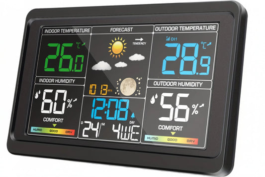 Wireless Weather Station with Color Display