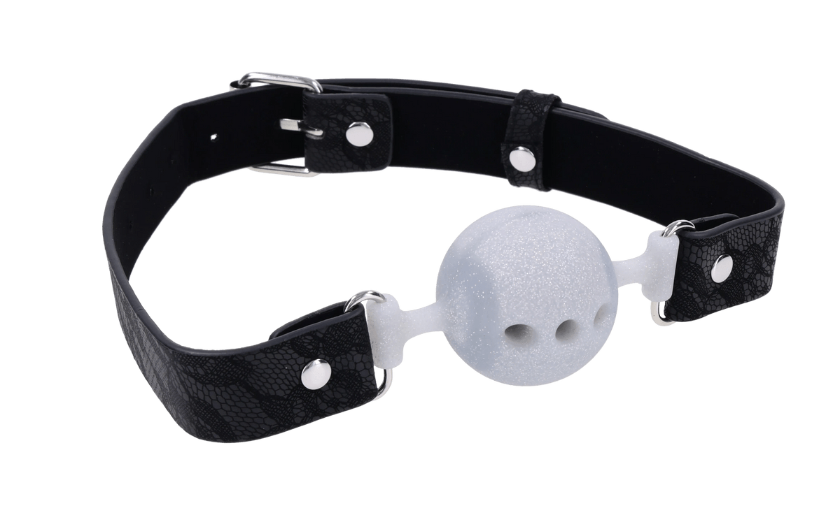 Lace Silicone Breathable Ball Gag